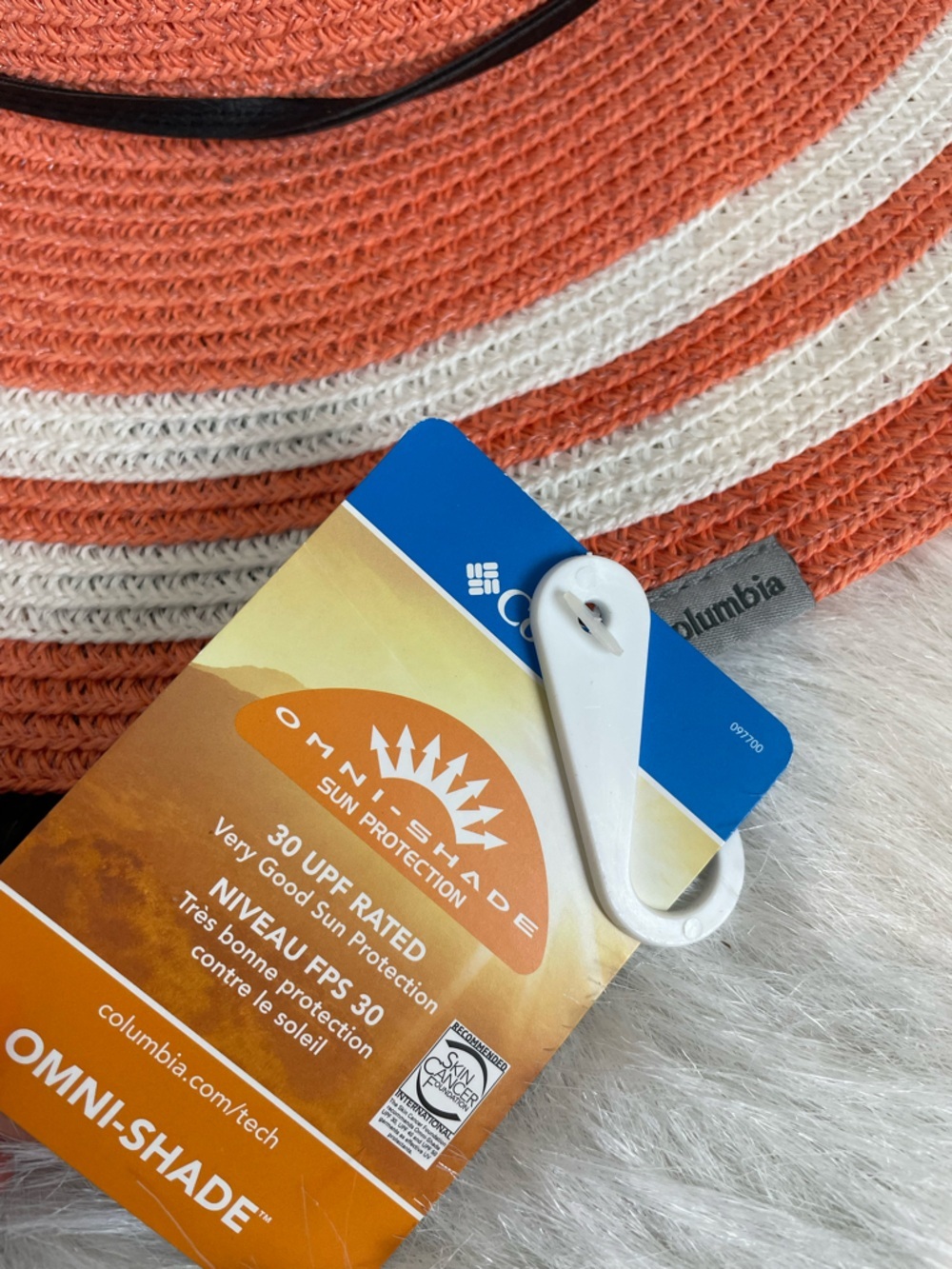 New Columbia Omni shade Wide Brim Straw Sun Hat  and Target hat - Picture 3 of 12